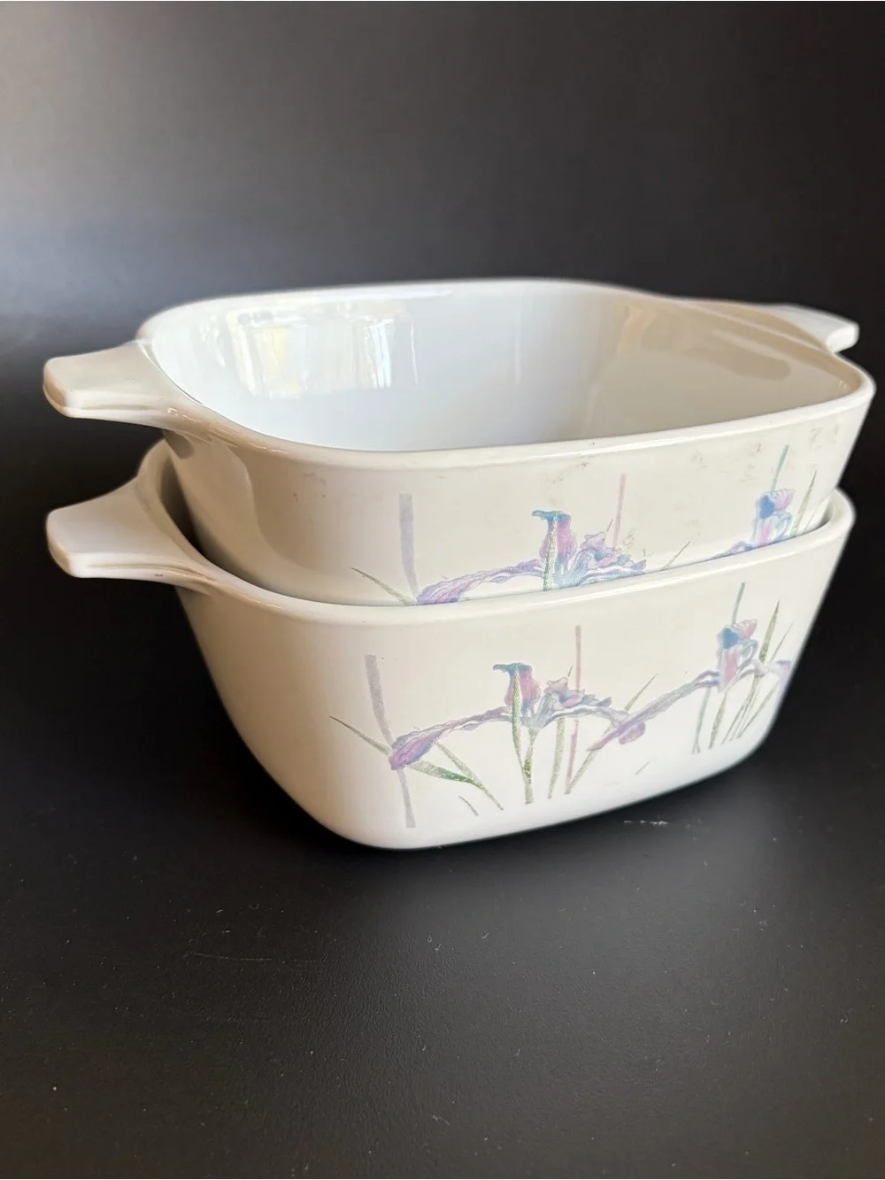 Corningware vintage shadow